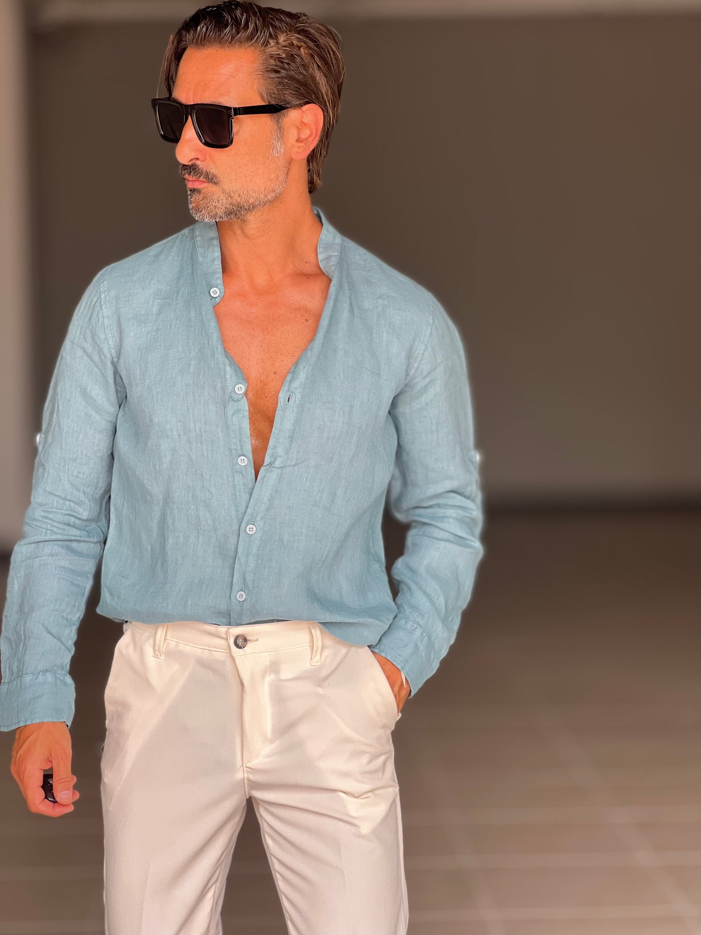 CAMICIA LINO OTTANIO COREANA