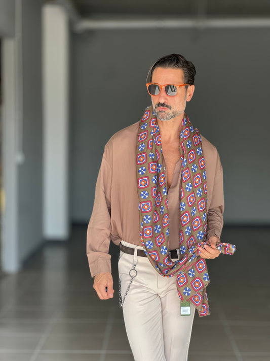 SCIARPA VISCOSA ROMA