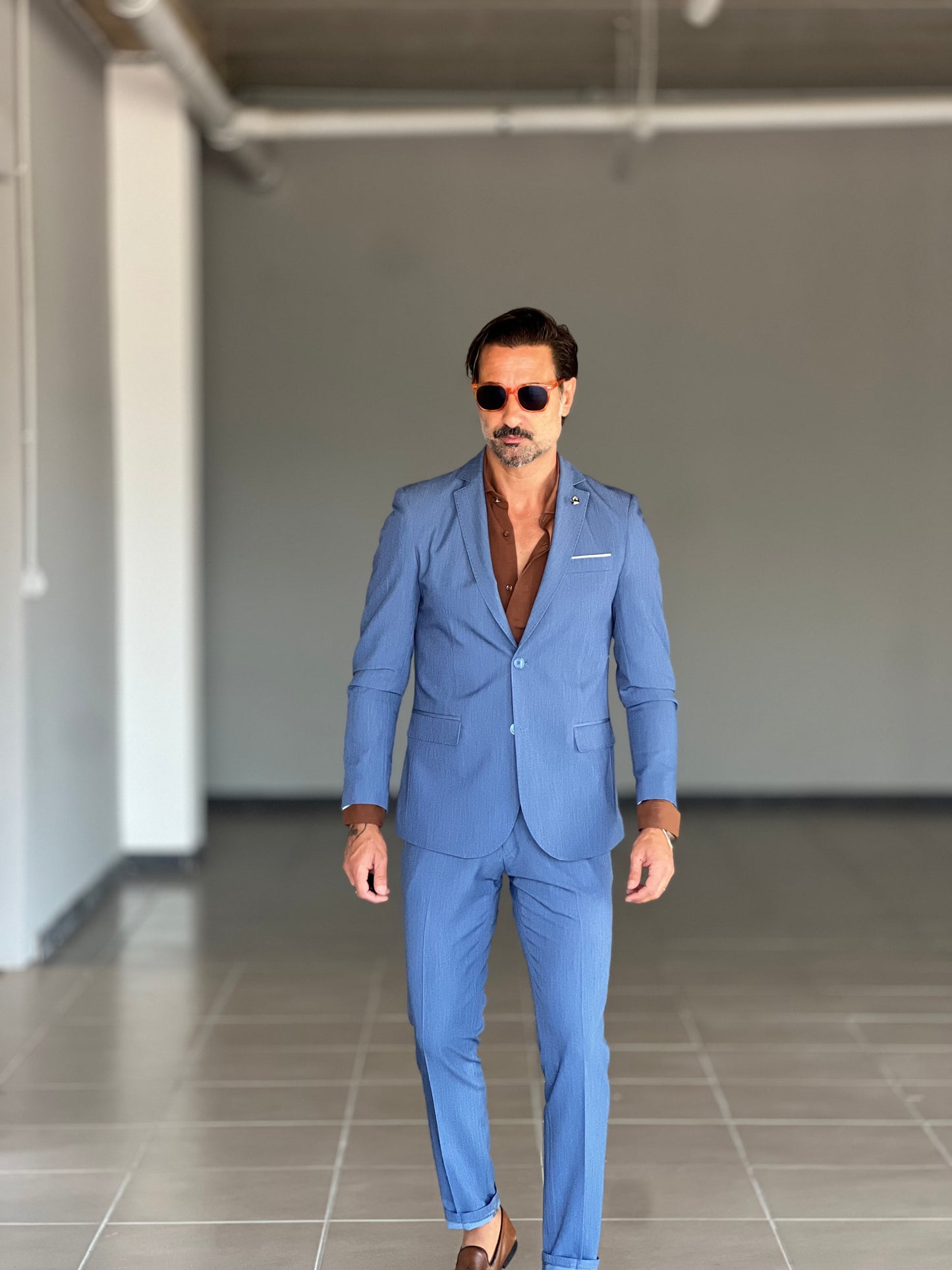 ABITO DENIM MONOPETTO VISCOSA E MISTI