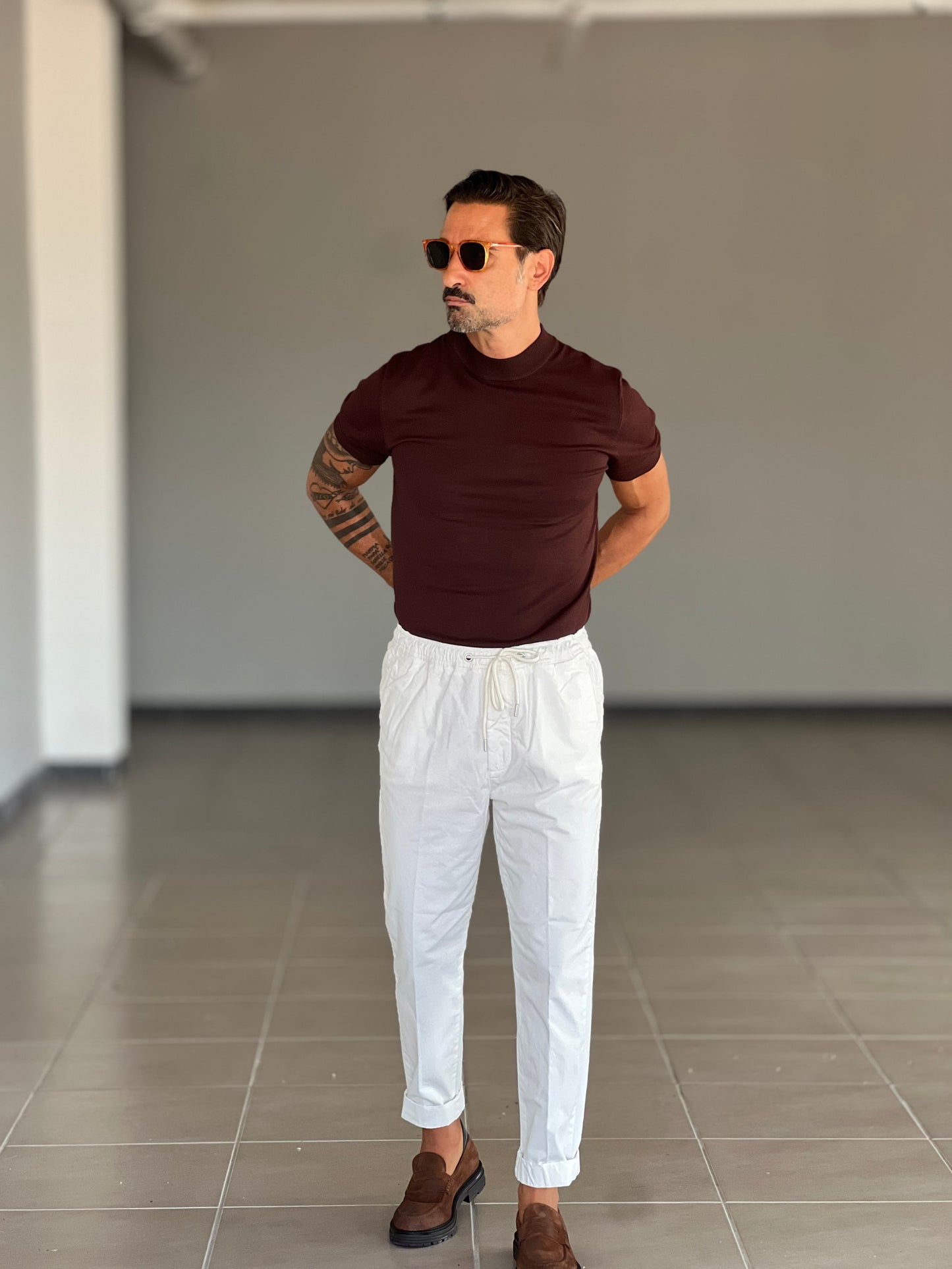 MAGLIA GIRO MORO MEZZO COLLO VISCOSA E MISTI