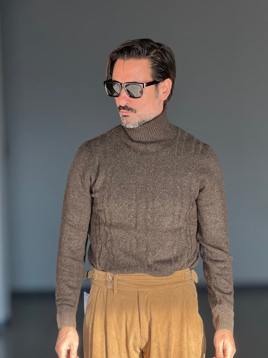 COLLO ALTO TRECCIA MORO VISCOSA TELAMIRA