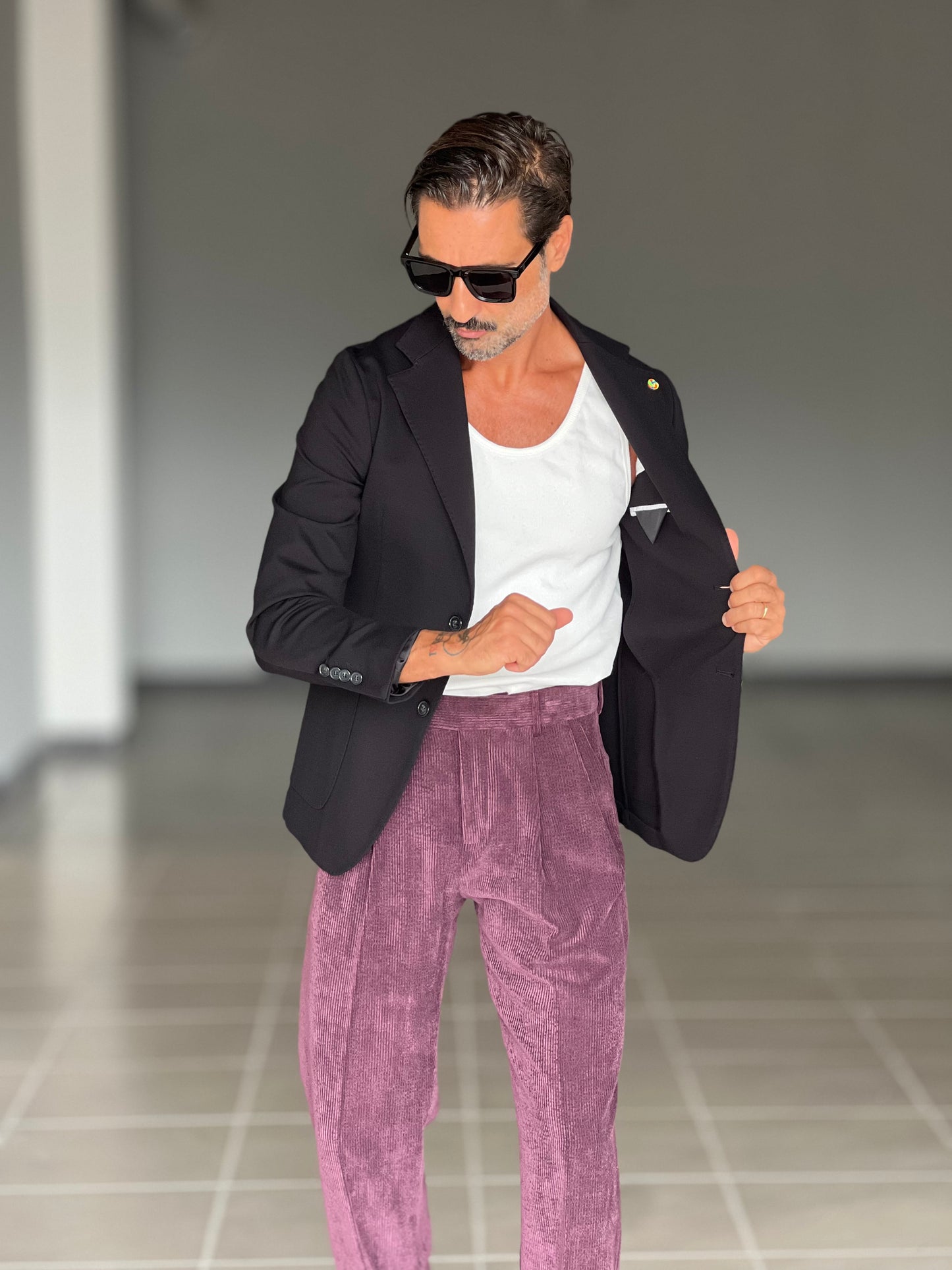 GIACCA NERA PUNTO MILANO