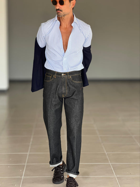 JEANS CIMOSA SCURO ALTATENSIONE