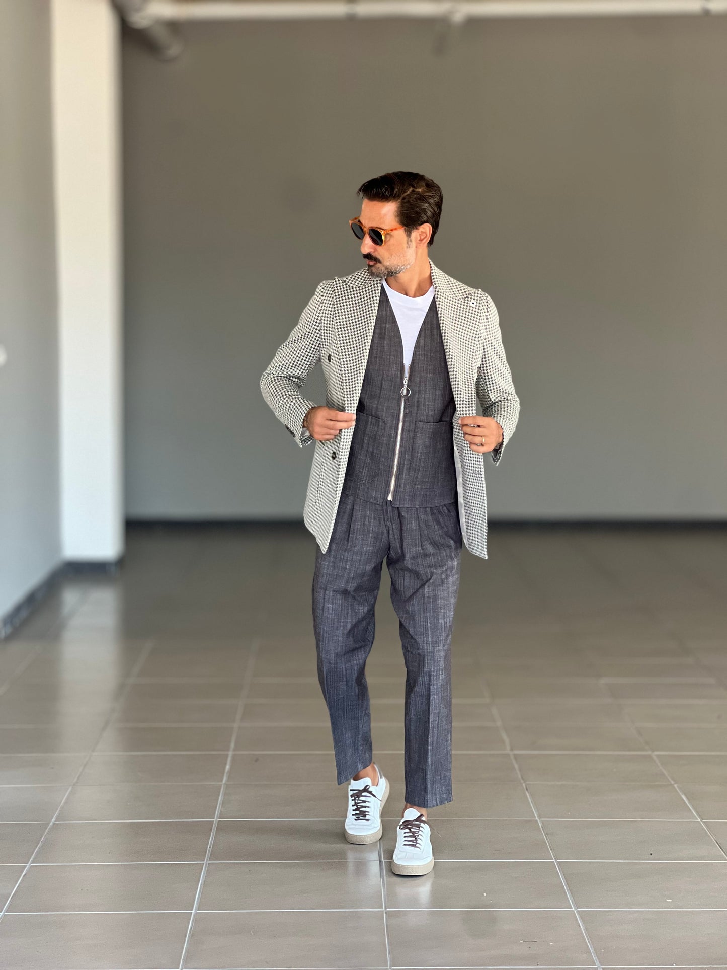 PANTALONE MORO FONDO AMPIO PETRO'