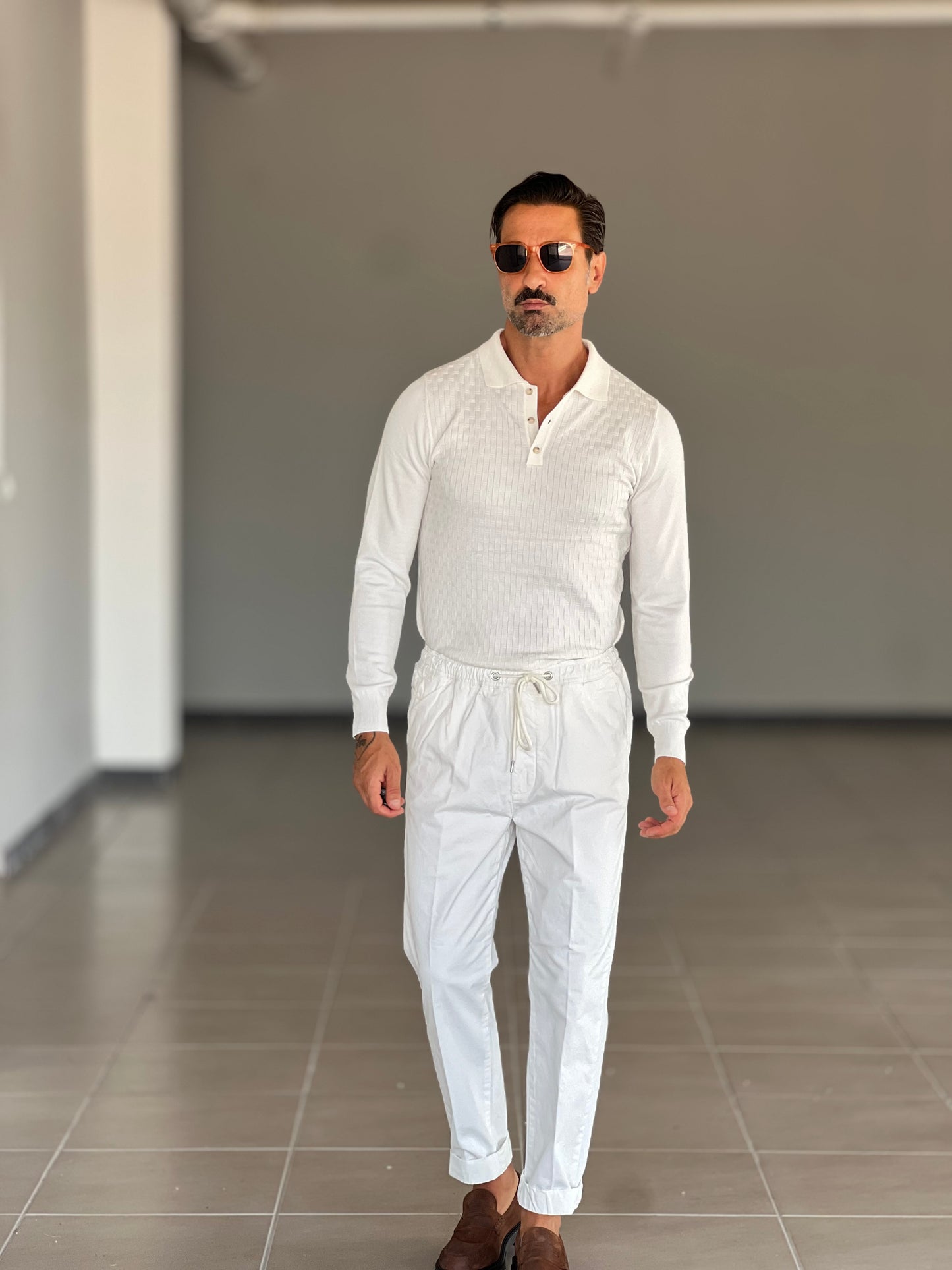 PANTALACCIO PANNA GABARDINE DI COTONE