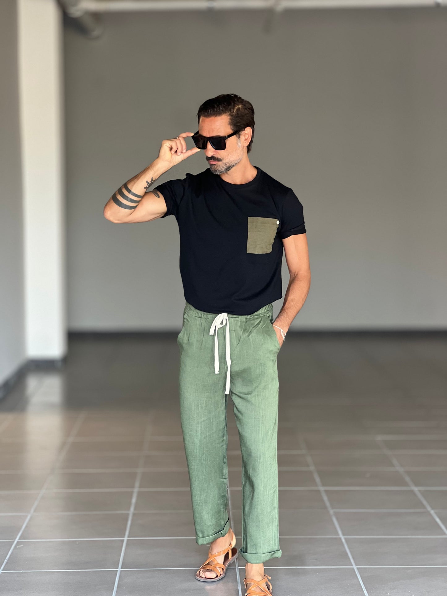 BOAT NECK T SHIRT