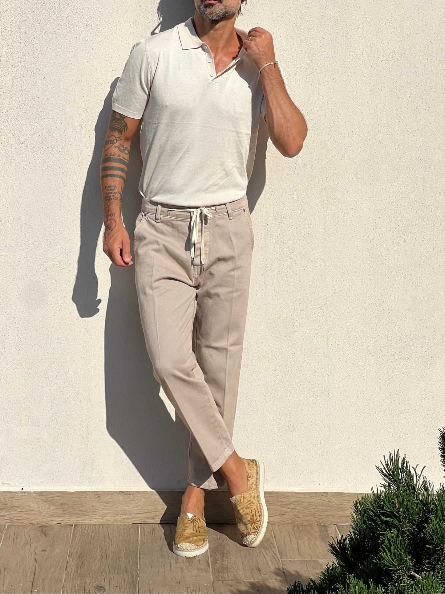 WHITE BASIC WASH JEANS