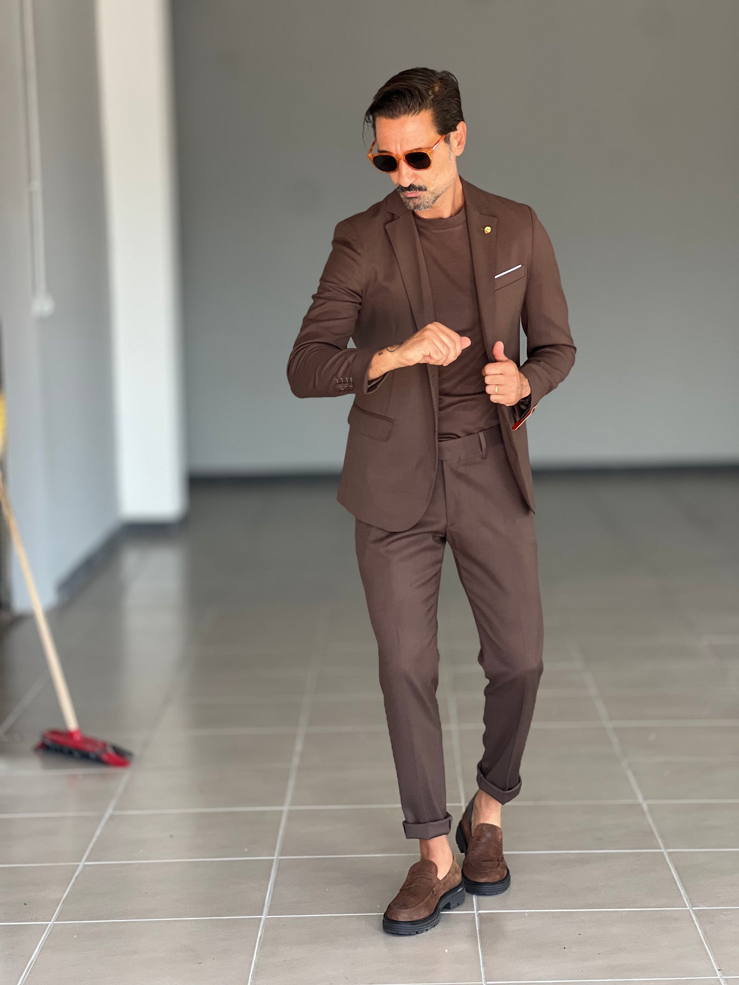 ABITO MORO MONOPETTO VISCOSA