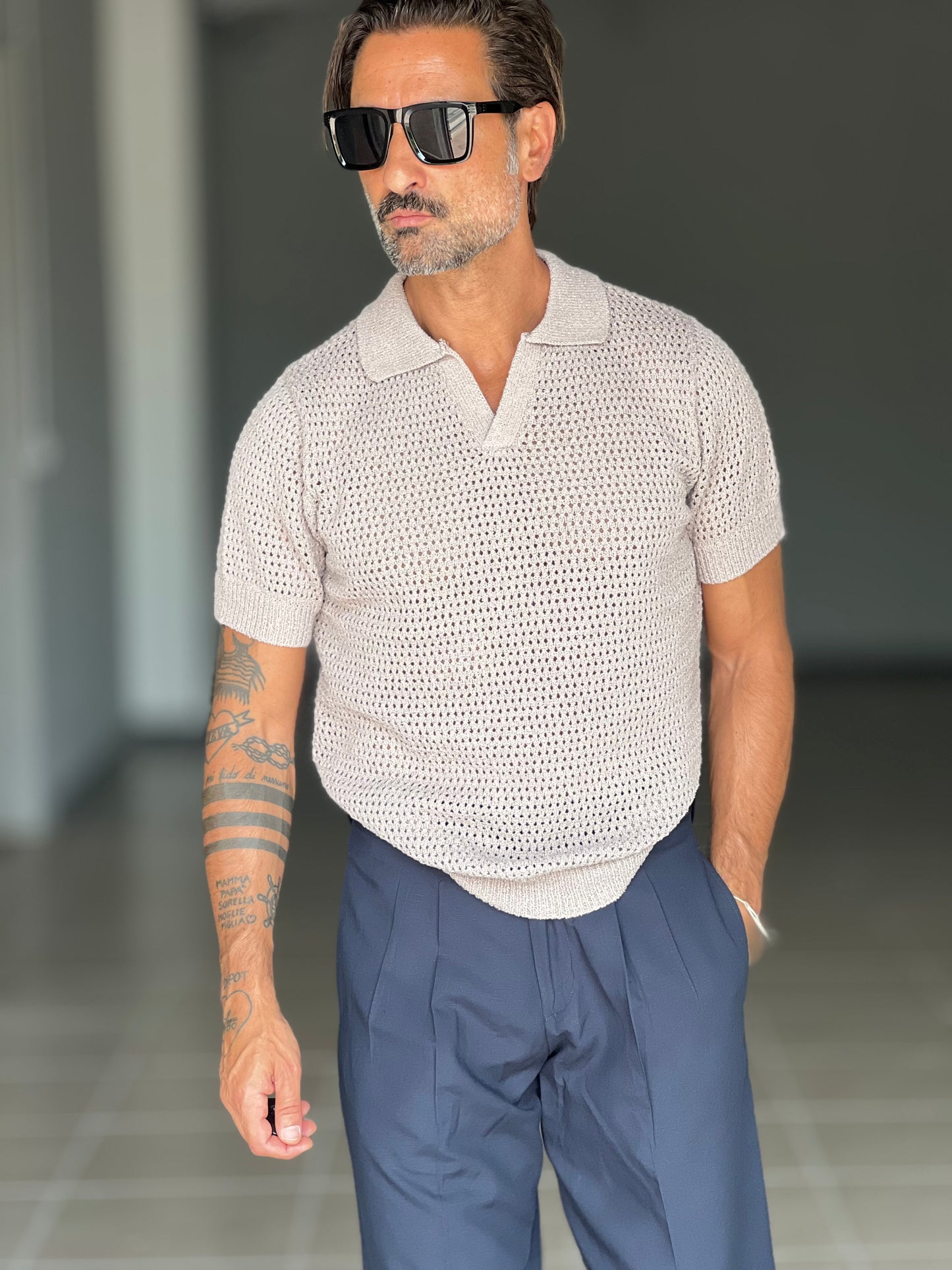 POLO CEMENTO LAVORAZIONE CESTINO