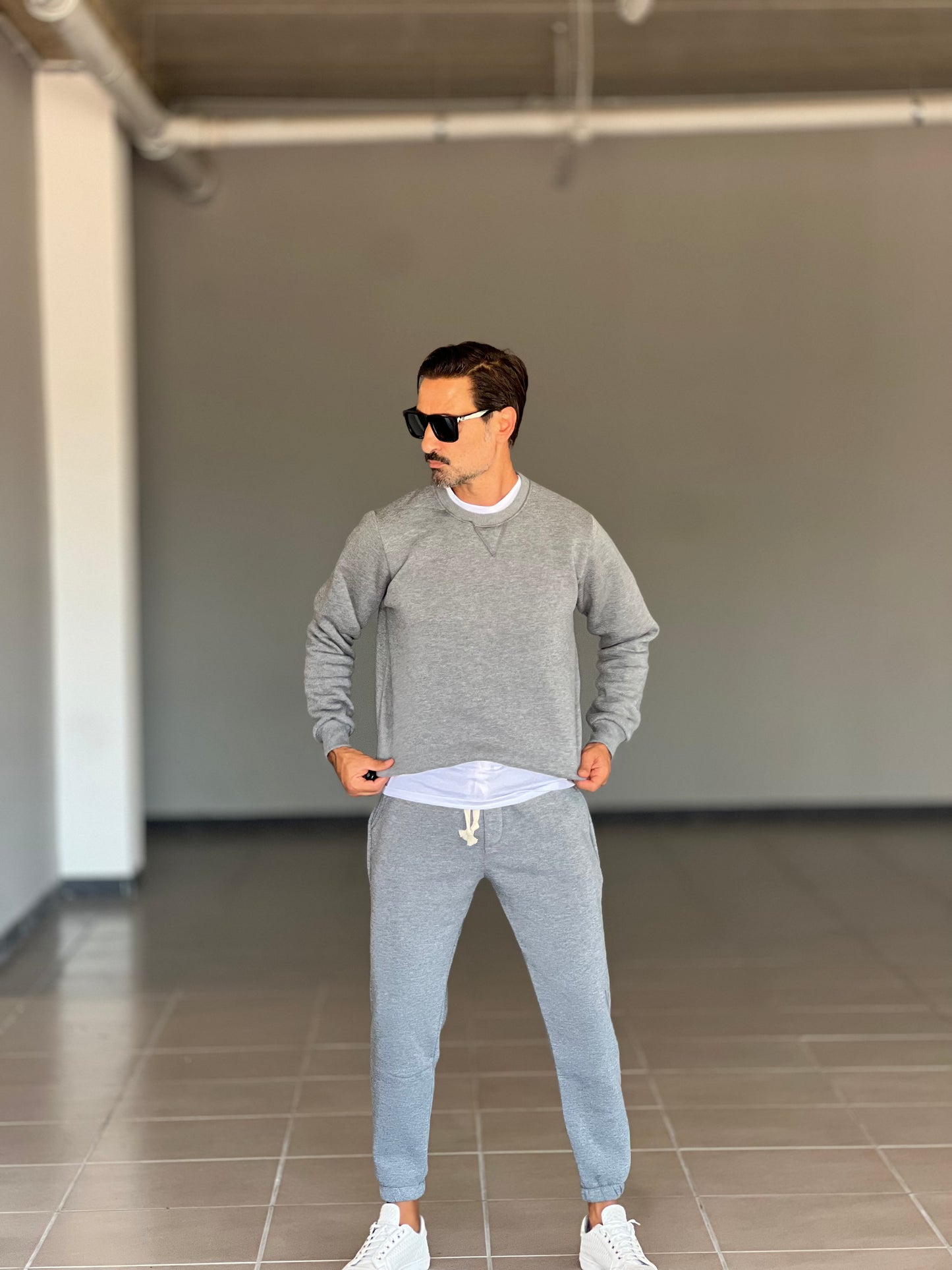 PANTATUTA GRIGIO FELPA
