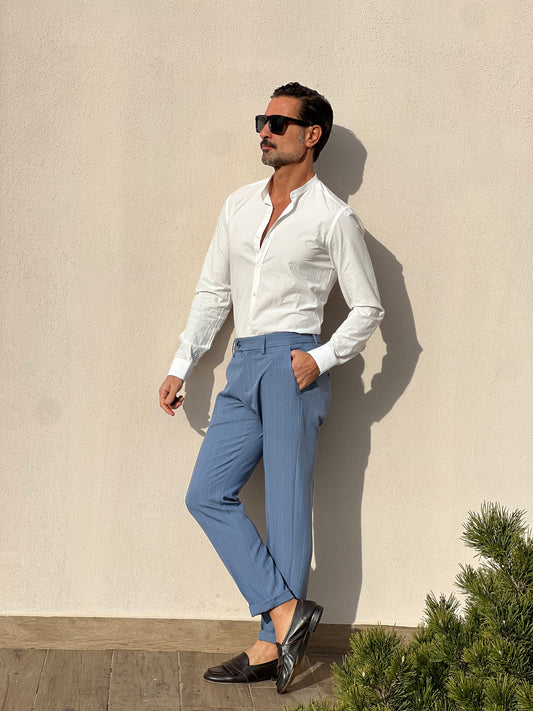 CAMICIA DEPOT BIANCA COREANA GARZATA