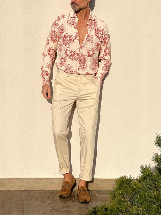 PANTACARGO ESTIVO BEIGE G PLAY COTONE ELITE