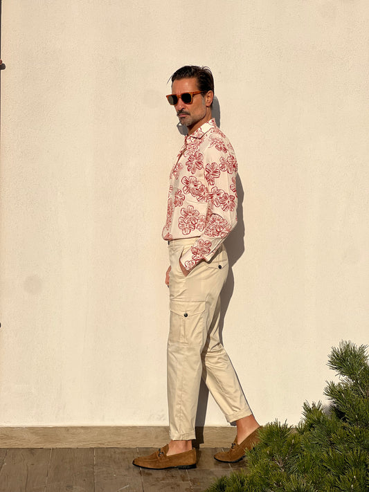 PANTACARGO ESTIVO BEIGE G PLAY COTONE ELITE