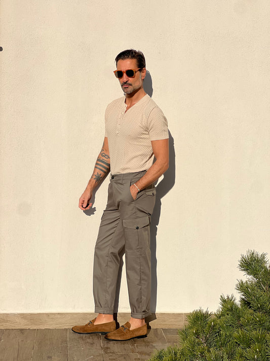 PANTACARGO ESTIVO VERDE G PLAY COTONE ELITE