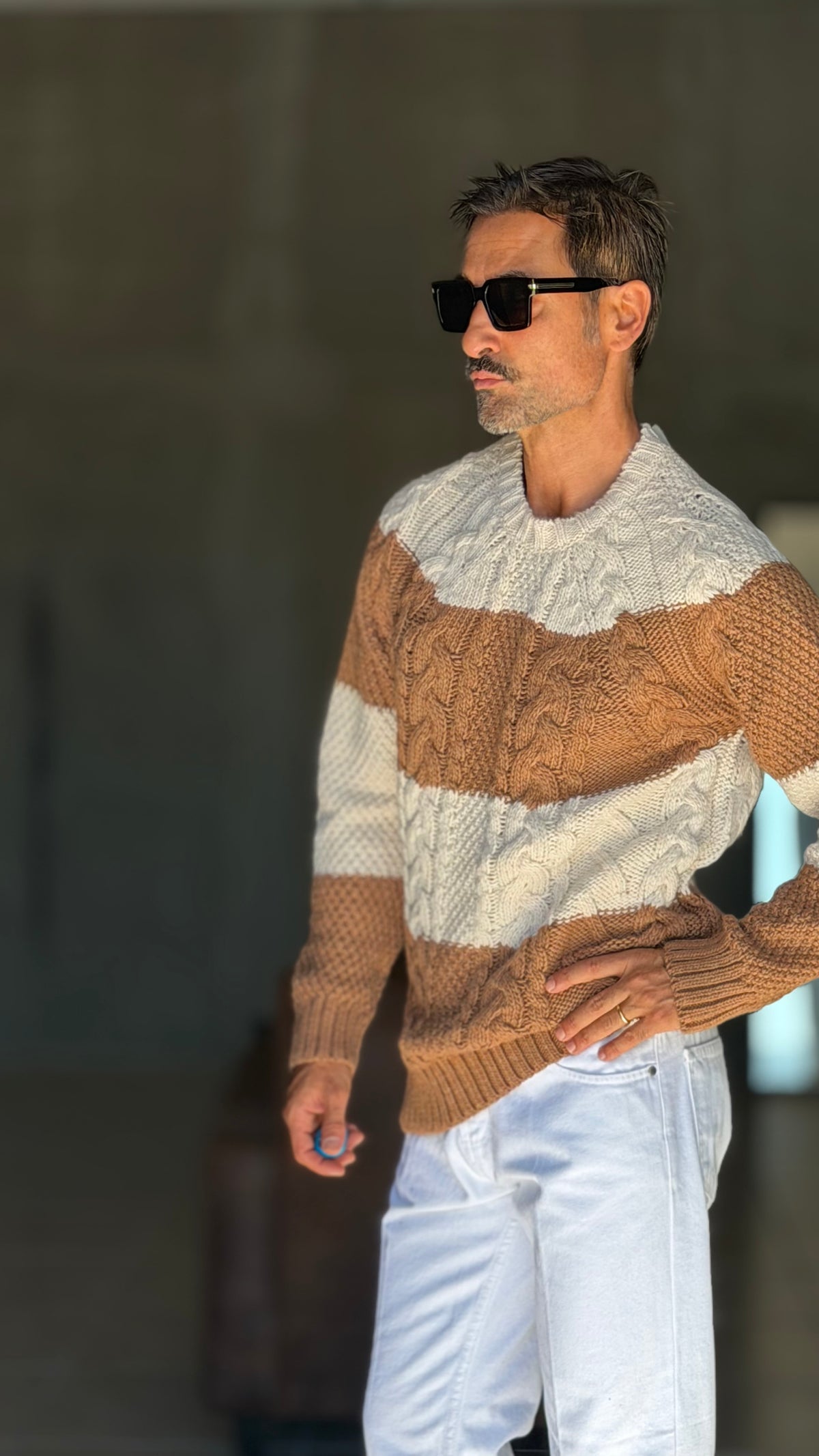 WHITE VISCOSE TROUSERS WITH REGULAR BOTTOM