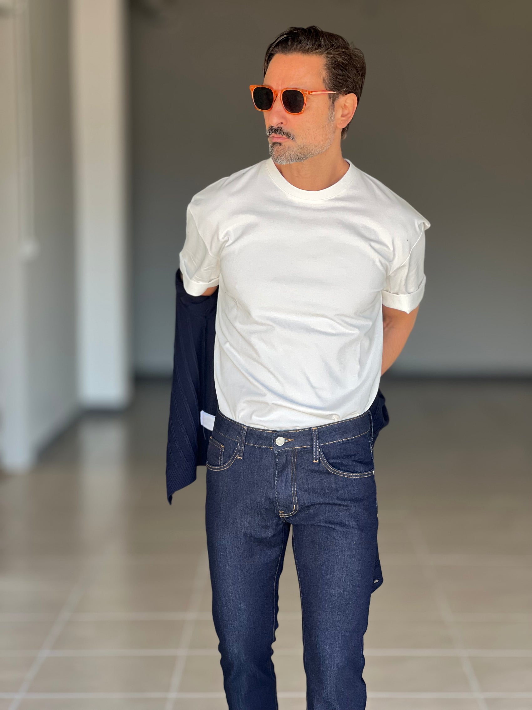 T SHIRT BIANCA   GARZATA OVER FIT