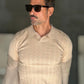 WHITE VISCOSE TROUSERS WITH REGULAR BOTTOM