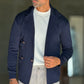 CARDIGAN BLU  DOPPIOPETTO