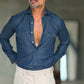 CAMICIA DEPOT  DENIM LAVAGGIO MEDIO  TEXANA