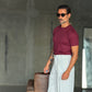 PANTALONE PANNA  DOPPIAPINCES IN DONDO
