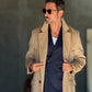 CAPPOTTO CAMMELLO DOPPIPETTO OVER FIT EFFETTO PANNO VISCOSA E MISTI TELAMIRA