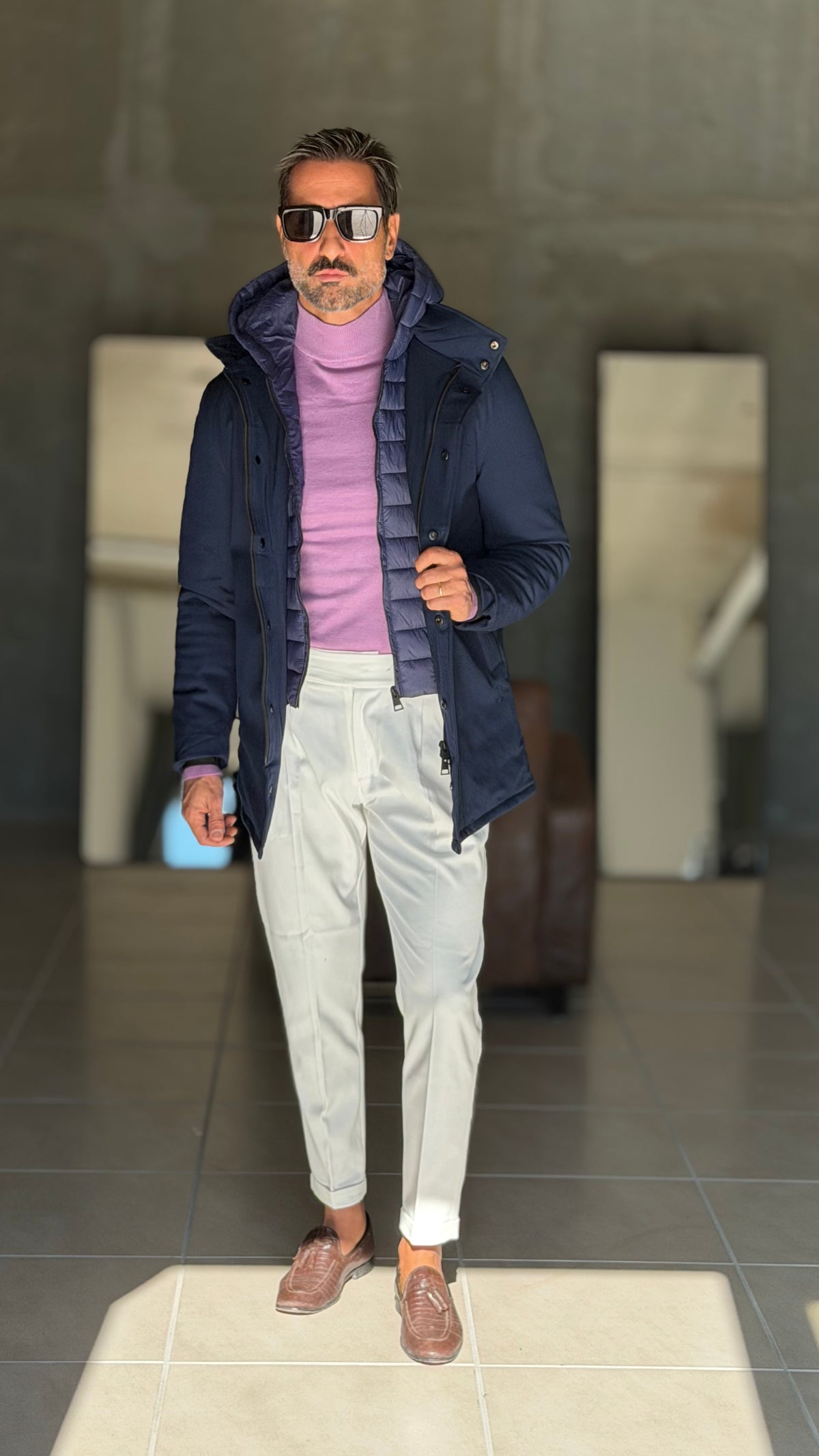 ECORENNA ECRU' BOMBER JACKET