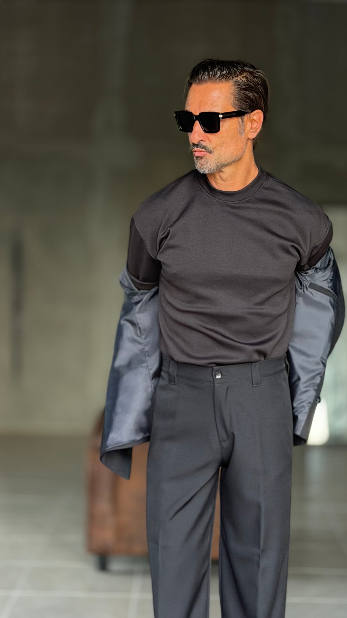 T SHIRT NERA OVER FIT