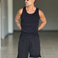 WHITE VISCOSE TROUSERS WITH REGULAR BOTTOM