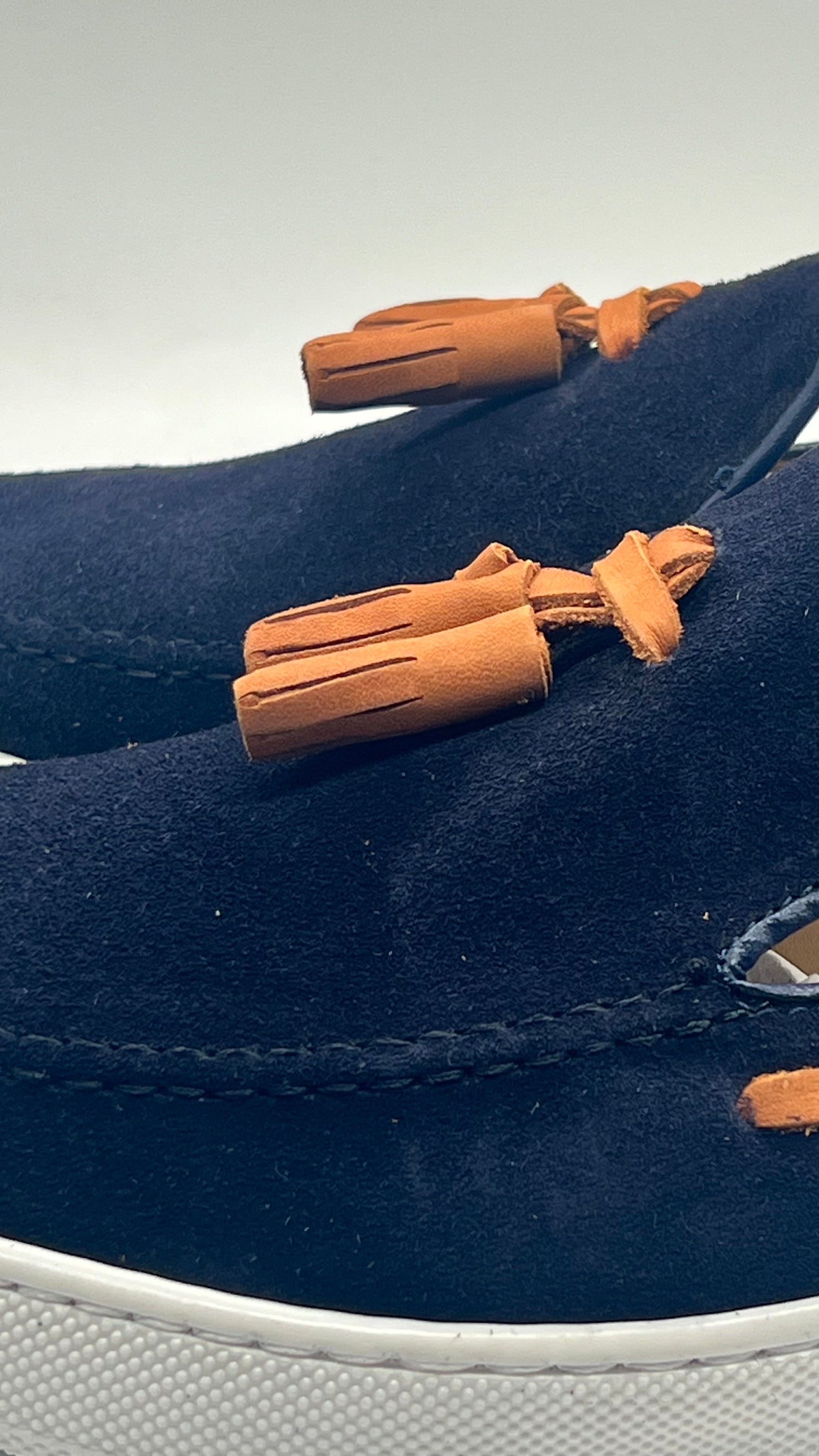 DOUBLE BUCKLE BLACK SUEDE LOAFERS