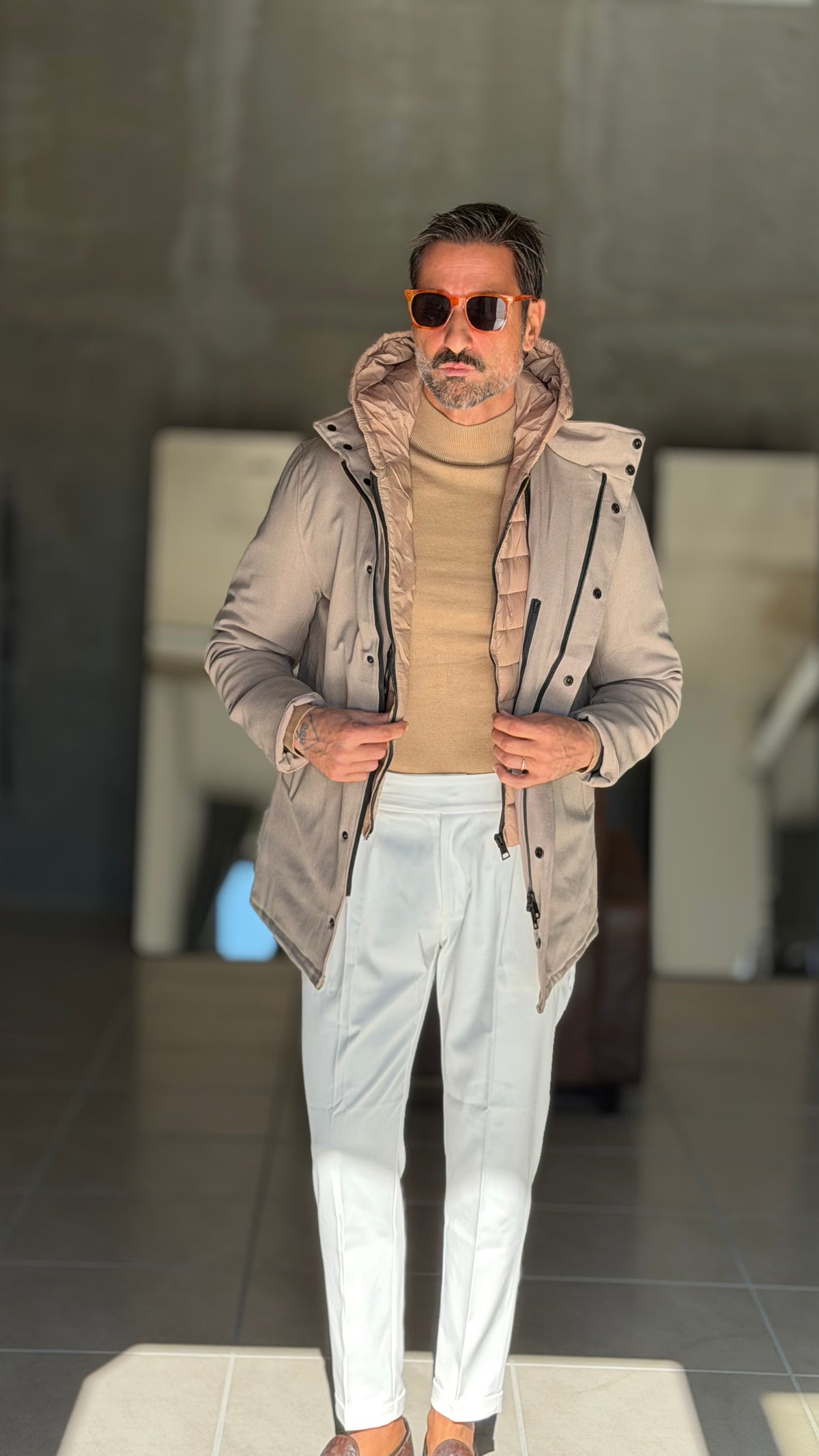 ECORENNA ECRU' BOMBER JACKET