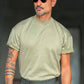 T SHIRT VERDE OLIVA OVER FIT