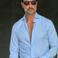 CAMICIA  DEPOT CELESTE MADONNA TWILL DOPPIORITORTO