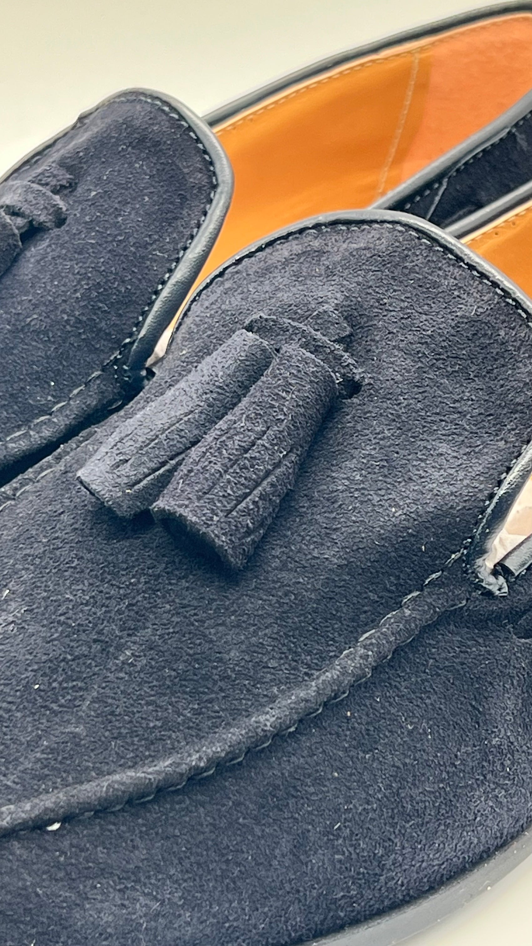 DOUBLE BUCKLE BLACK SUEDE LOAFERS