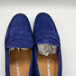 DOUBLE BUCKLE BLACK SUEDE LOAFERS
