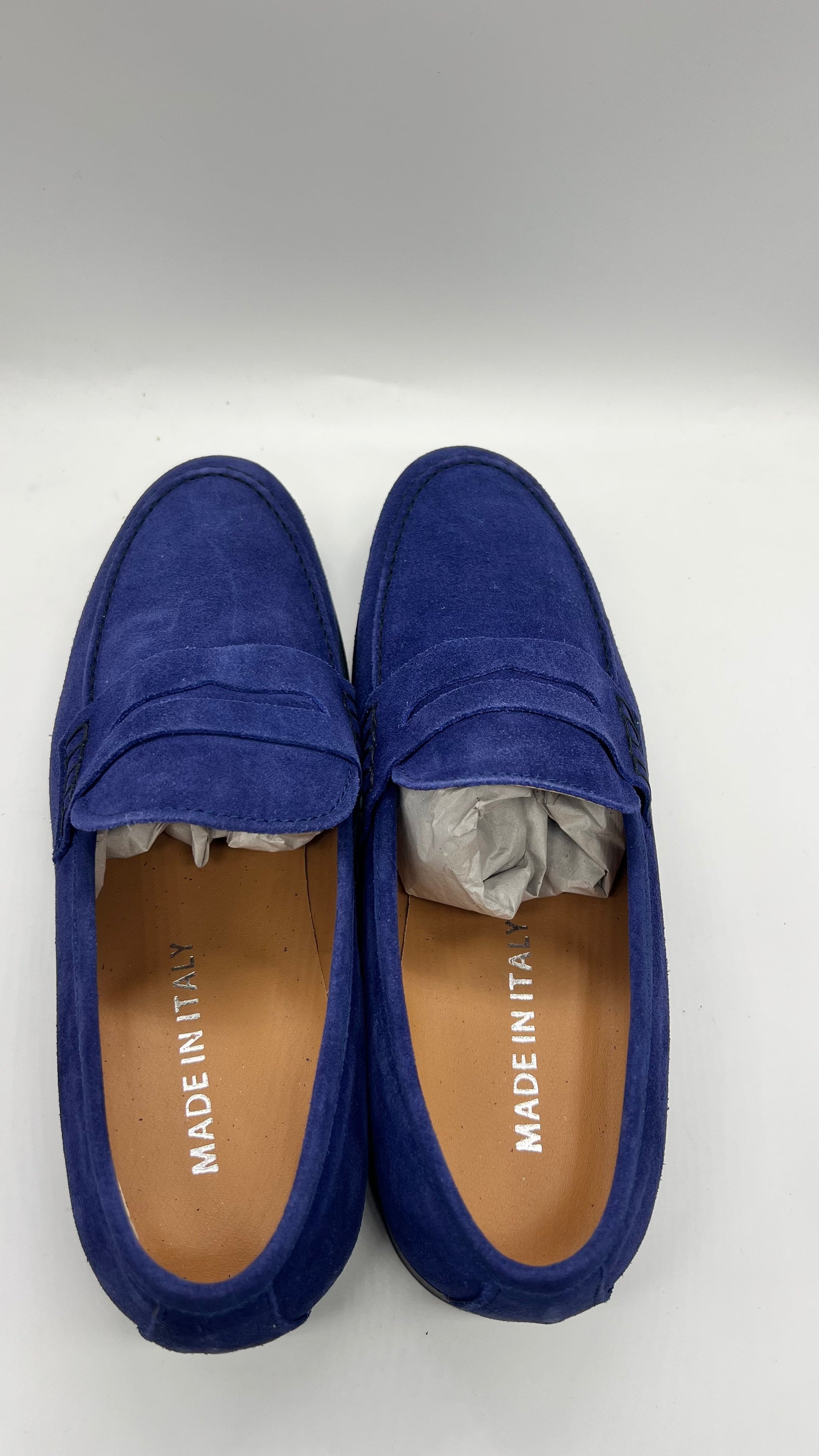 DOUBLE BUCKLE BLACK SUEDE LOAFERS