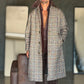 CAPPOTTO TRENCH BL11 PIE DE POULE OVERSIZE