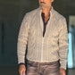 WHITE VISCOSE TROUSERS WITH REGULAR BOTTOM