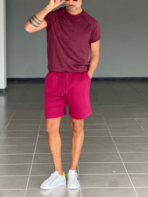 BERMUDA PRUGNA  COMFORT FIT