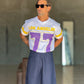 MAGLIA  GIALLA CROP MOD FOOTBALL