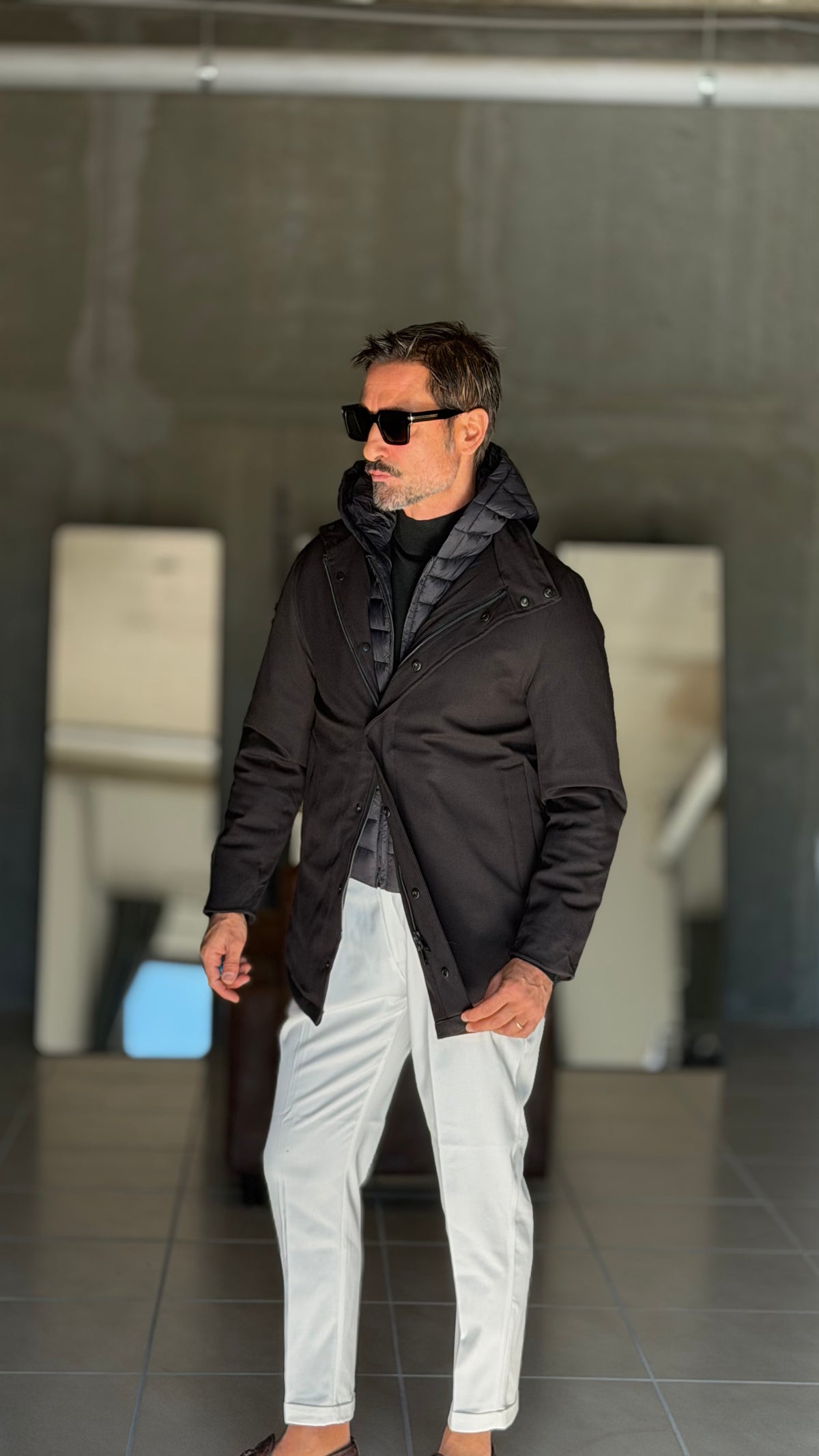 ECORENNA ECRU' BOMBER JACKET