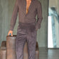 WHITE VISCOSE TROUSERS WITH REGULAR BOTTOM