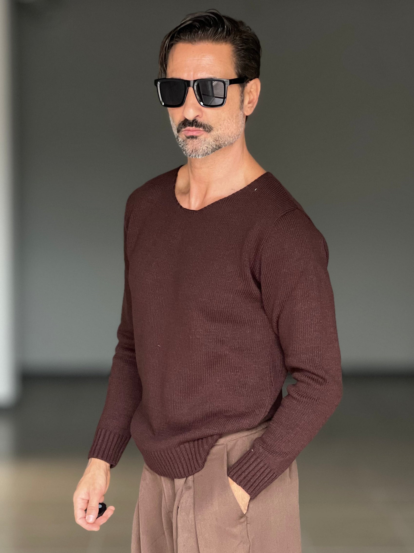 MAGLIA  MORO SCOLLO BARCA VISCOSA E MISTI