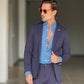 *ABITO  BLU MONOPETTO OPERATO PANTALONE MEZZAMOLLA 00200