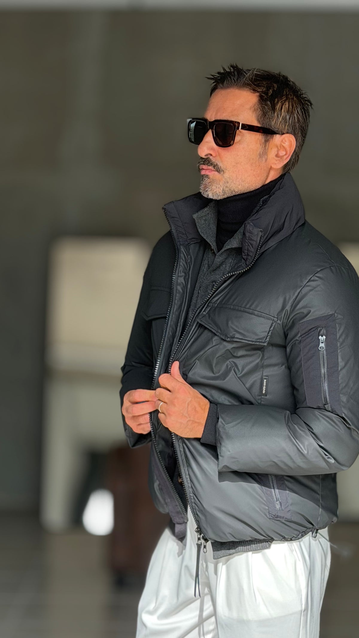 ECORENNA ECRU' BOMBER JACKET