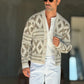 CARDIGAN  PANNA ETNICO CROP  FIT  PESANTE