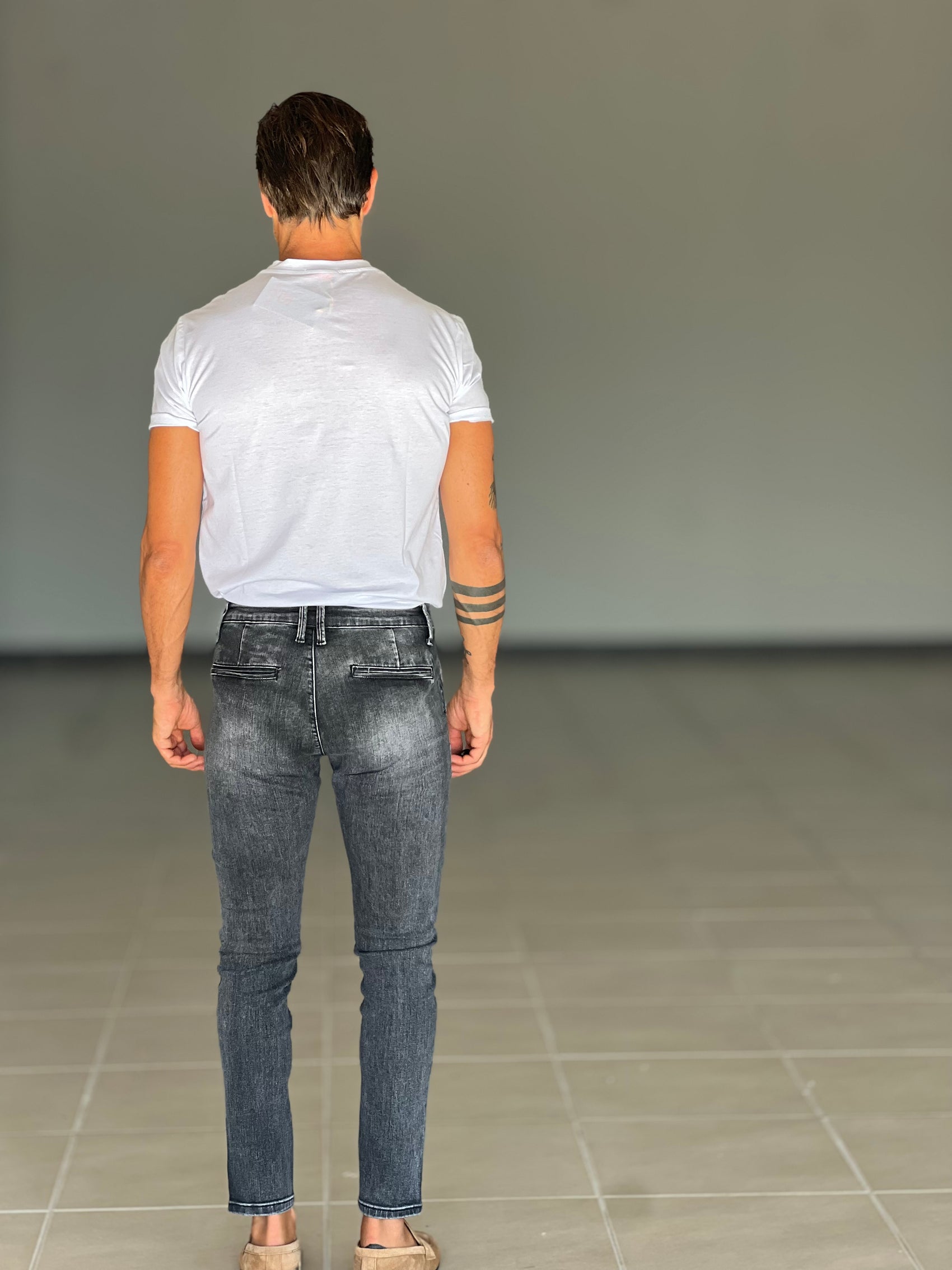 *JEANS  BOLOGNA  LAVAGGIO GRIGIO