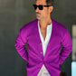 CARDIGAN VIOLA MAGLIA INGLESE