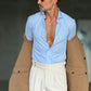 CAMICIA  DEPOT CELESTE MADONNA TWILL DOPPIORITORTO
