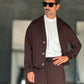 WHITE VISCOSE TROUSERS WITH REGULAR BOTTOM