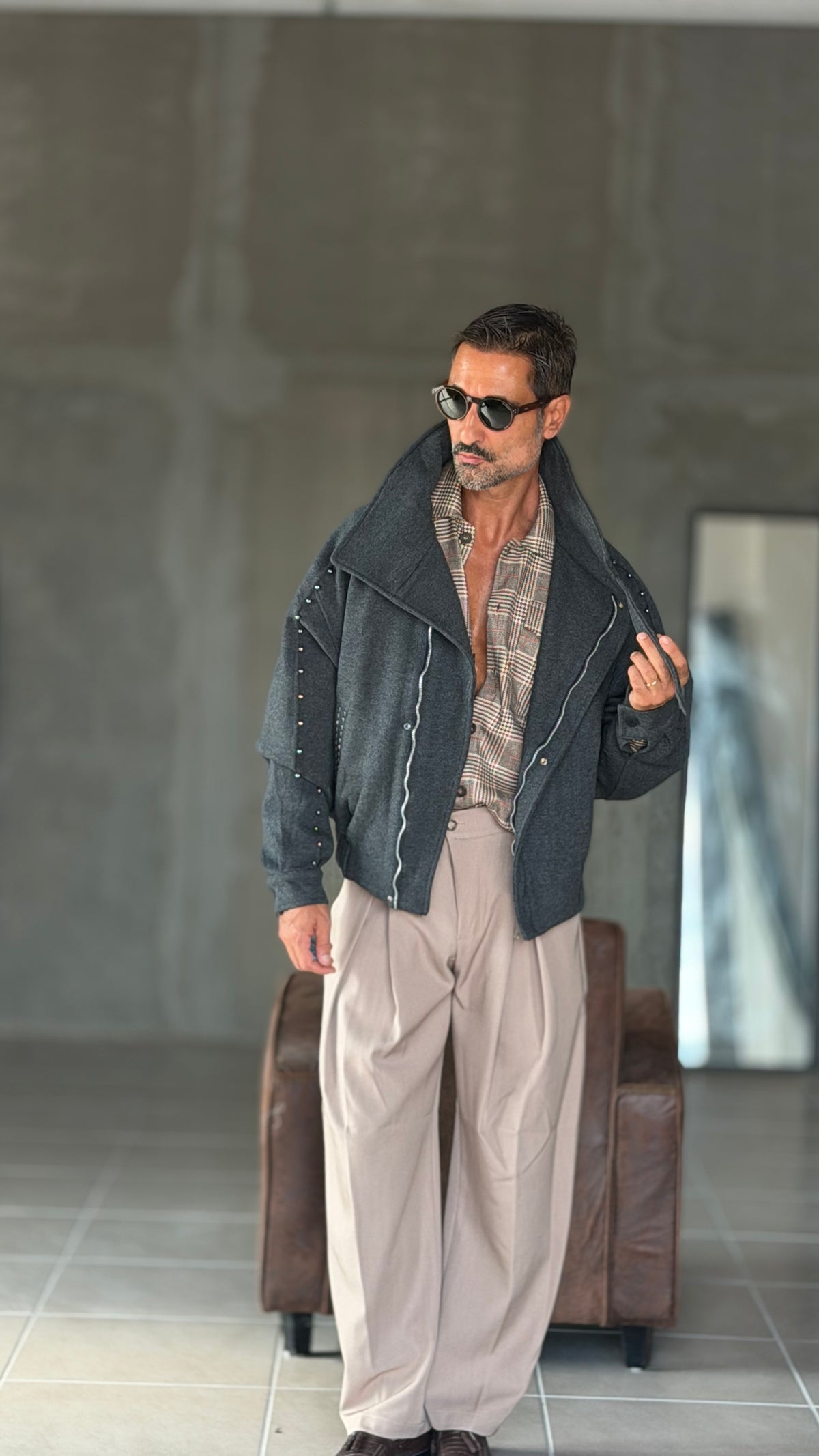 ECORENNA ECRU' BOMBER JACKET